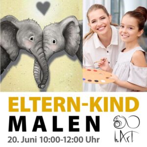 Eltern-Kind Malen - Elefanten - 20. Juni