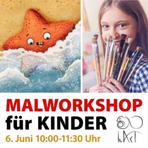 Malworkshop für Kinder - Seestern - 6. Juni
