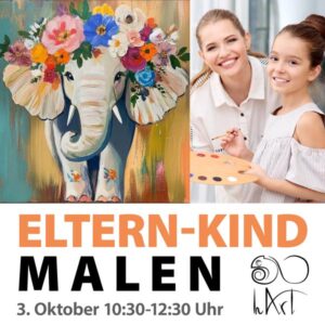 Eltern-Kind Malen - Elefant - 3. Oktober