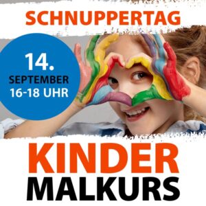 Malkurs für Kinder - Schnuppertag am 14. September