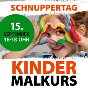 Malkurs für Kinder - Schnuppertag am 15. September