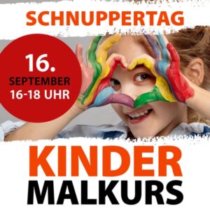 Malkurs für Kinder - Schnuppertag am 16. September