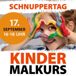 Malkurs für Kinder - Schnuppertag am 17. September