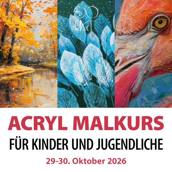 Acryl Malkurs für Kinder und Jugendliche – 29-30 Oktober