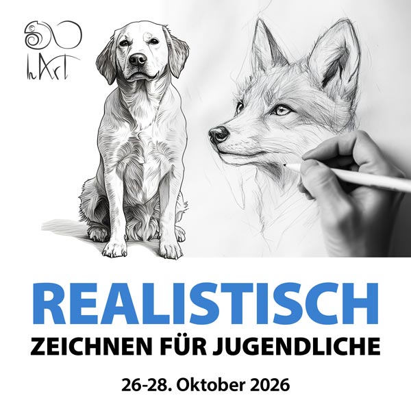 Realistisch Zeichnen für Jugendliche 26-28. Oktober 2026